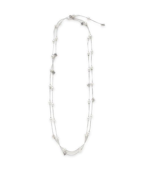 SNIDEL（スナイデル）の「Y字ネックレス（ネックレス・レディース・シルバー/ゴールド・F）」の2枚目の写真