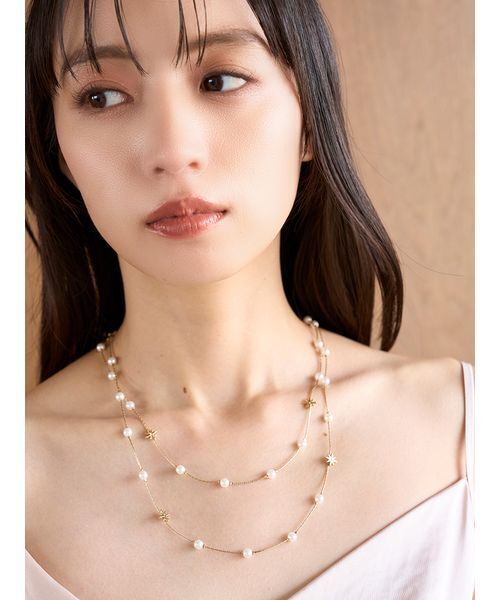 SNIDEL（スナイデル）の「Y字ネックレス（ネックレス・レディース・シルバー/ゴールド・F）」の6枚目の写真