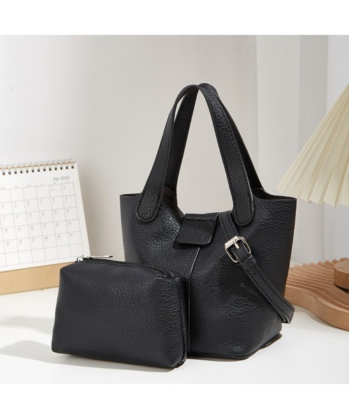 BACKYARD FAMILY(バックヤードファミリー)の「ハンドバッグ ミニポーチ付き gbag4105(ハンドバッグ・レディース・オフホワイト/イエロー/グリーン/ブラック・FREE)」の3枚目の写真