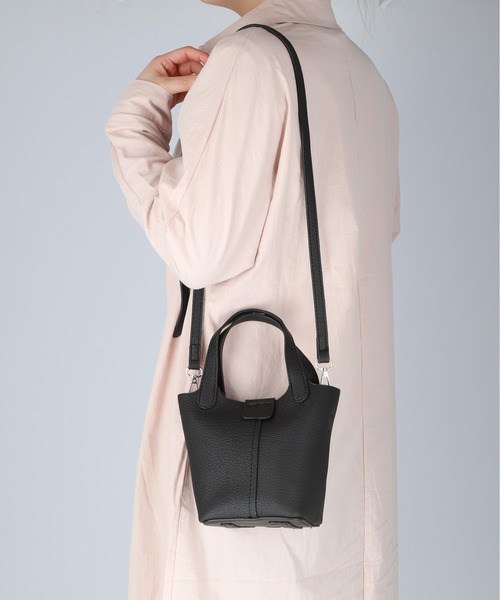 BACKYARD FAMILY(バックヤードファミリー)の「ハンドバッグ ミニポーチ付き gbag4105(ハンドバッグ・レディース・オフホワイト/イエロー/グリーン/ブラック・FREE)」の7枚目の写真