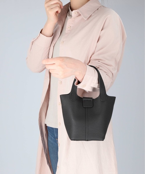BACKYARD FAMILY(バックヤードファミリー)の「ハンドバッグ ミニポーチ付き gbag4105(ハンドバッグ・レディース・オフホワイト/イエロー/グリーン/ブラック・FREE)」の10枚目の写真