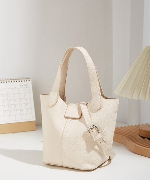 BACKYARD FAMILY(バックヤードファミリー)の「ハンドバッグ ミニポーチ付き gbag4105(ハンドバッグ・レディース・オフホワイト/イエロー/グリーン/ブラック・FREE)」の12枚目の写真