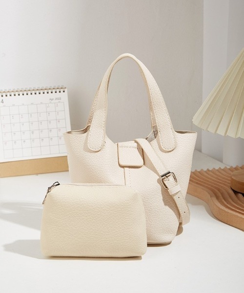 BACKYARD FAMILY(バックヤードファミリー)の「ハンドバッグ ミニポーチ付き gbag4105(ハンドバッグ・レディース・オフホワイト/イエロー/グリーン/ブラック・FREE)」の14枚目の写真