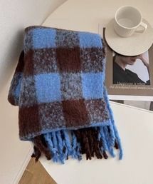 ULEULA（ウルア）の「マルチチェック柄ボリュームマフラー（マフラー）」