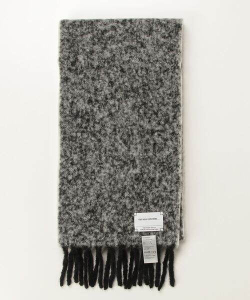 THE INOUE BROTHERS（ザイノウエブラザーズ）の「【The Inoue Brothers】イノウエ ブラザーズ Two Colour Woolly Scarf（マフラー・メンズ・ブルー × パープル/グリーン系その他/ブラック×ホワイト/ブラウン系その他/ピンク系その他・FREE）」の2枚目の写真