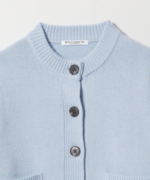 BEAUTY&YOUTH UNITED ARROWS（ビューティーアンドユースユナイテッドアローズ）の「ウール ポケット カーディガン ウォッシャブル（カーディガン/ボレロ・レディース・グレー系/ライトブルー/ダークブラウン・FREE）」の11枚目の写真