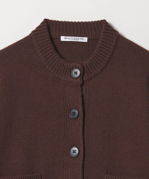 BEAUTY&YOUTH UNITED ARROWS（ビューティーアンドユースユナイテッドアローズ）の「ウール ポケット カーディガン ウォッシャブル（カーディガン/ボレロ・レディース・グレー系/ライトブルー/ダークブラウン・FREE）」の15枚目の写真