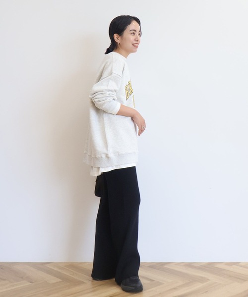 AMERICAN HOLIC(アメリカンホリック)の「【WEB限定】BRUNSWICK GEORGIA BIGスウェット(スウェット・レディース・ホワイト系その他/グレー系その他/チャコールグレー/ブラウン・M/L)」の7枚目の写真