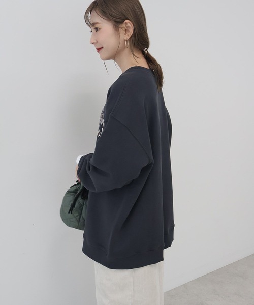 AMERICAN HOLIC(アメリカンホリック)の「【WEB限定】BRUNSWICK GEORGIA BIGスウェット(スウェット・レディース・ホワイト系その他/グレー系その他/チャコールグレー/ブラウン・M/L)」の12枚目の写真