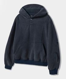 GRANCY】Knit Layered Design Zip Hoodie / ニットレイヤードデザイン