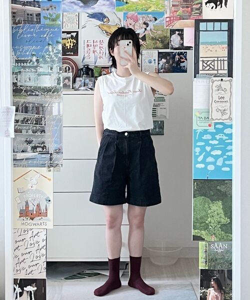 Millo Archive（ミロ アーカイブ）の「デニムバミューダパンツ[ウォッシュドブラック]（その他パンツ・レディース・その他・SMALL/MEDIUM/LARGE/X-LARGE）」の10枚目の写真