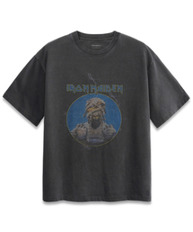 DOFFJASON（ドフジェーソン）の「[ドープジェイソン x アイアンメイデン] ヴィンテージヘビーメタルTシャツ チャコール（Tシャツ/カットソー）」