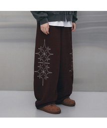 GAKKAI UNIONS | ダブルポスタバルーンパンツバーガンディ(スウェットパンツ)