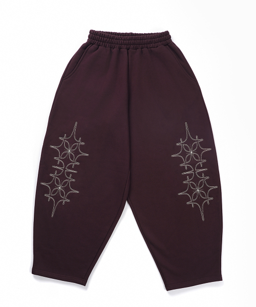 GAKKAI UNIONS（ガッカイユニオンズ）の「ダブルポスタバルーンパンツバーガンディ（スウェットパンツ・レディース・その他・SMALL/MEDIUM/LARGE）」の6枚目の写真