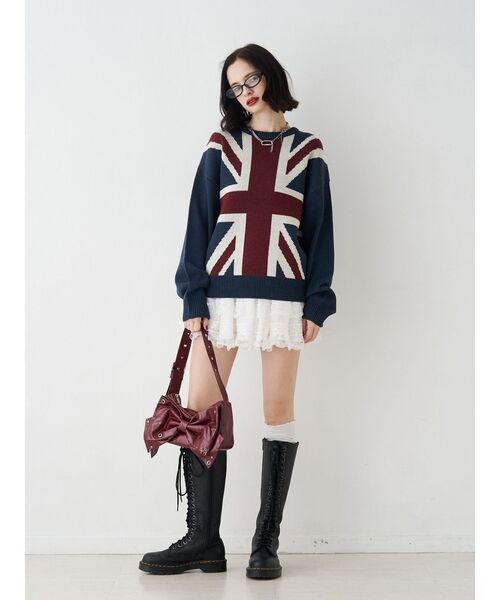 UnionJackジャガードルーズニット（ニット/セーター）｜jouetie