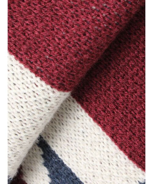jouetie(ジュエティ)の「UnionJackジャガードルーズニット(ニット/セーター・レディース・アイボリー/ブラック/ネイビー・MEDIUM)」の11枚目の写真