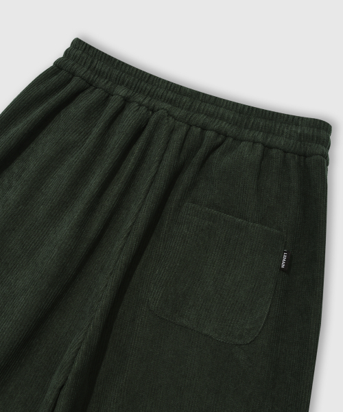 LEMAIN SECOND（リメインセカンド）の「ワンタックワイドコーデュロイバンディングパンツ[カーキ]（その他パンツ・レディース・その他・SMALL/MEDIUM/LARGE/X-LARGE/X-SMALL）」の4枚目の写真