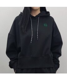 THE GREEN LAB（ザグリーンラボ）の「クロップフードパーカー[ブラック]（パーカー）」