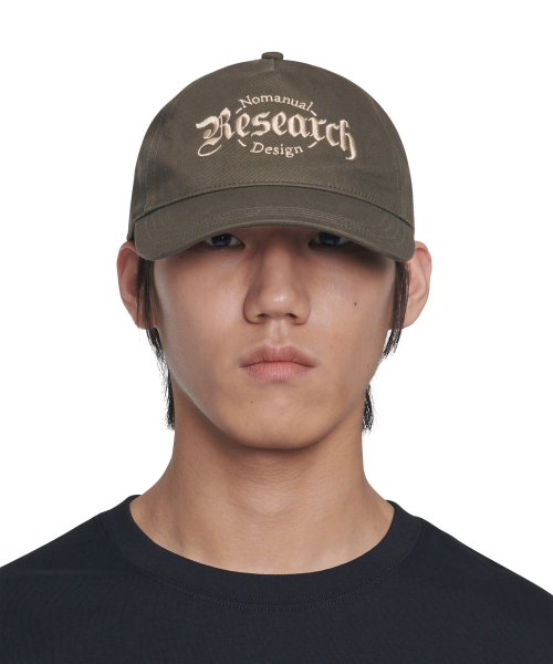 NOMANUAL（NOMANUAL）の「RESEARCH BALL CAP - CHARCOAL（キャップ・レディース・その他・FREE）」の3枚目の写真