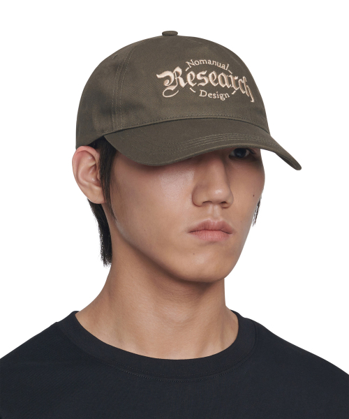 NOMANUAL（NOMANUAL）の「RESEARCH BALL CAP - CHARCOAL（キャップ・レディース・その他・FREE）」の4枚目の写真