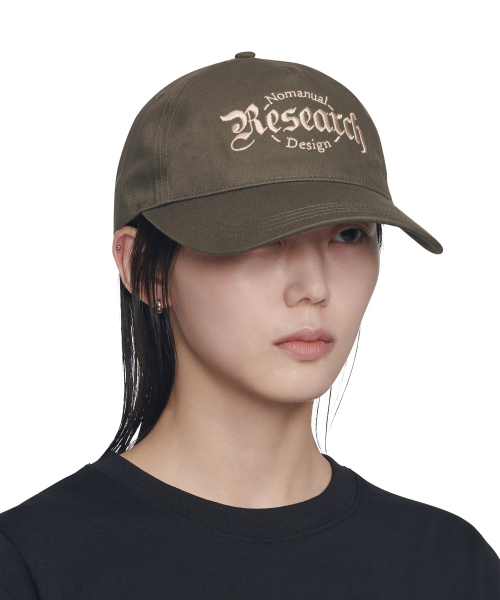 NOMANUAL（NOMANUAL）の「RESEARCH BALL CAP - CHARCOAL（キャップ・レディース・その他・FREE）」の6枚目の写真