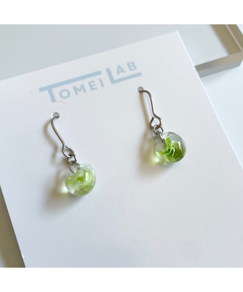 tone(トーン)の「【TOMEI LAB】ひとつぶ ピアス(MA)(ピアス(両耳用)・レディース・その他6/グリーン系その他4/ブルー/グリーン系その他2/ピンク系その他2/その他2/パープル系その他/チェリーピンク/その他4/グリーン系その他/グリーン系その他3/ブルー系その他/ピンク系その他3/その他3/その他5/ブルー系その他2/ブルー系その他3/その他/ピンク系・FREE)」の5枚目の写真
