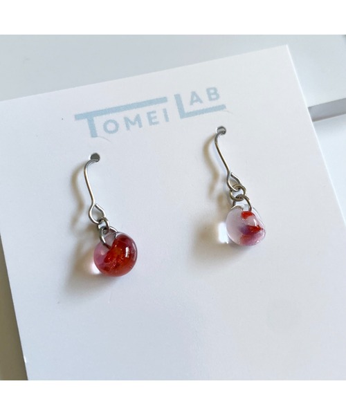 tone(トーン)の「【TOMEI LAB】ひとつぶ ピアス(MA)(ピアス(両耳用)・レディース・その他6/グリーン系その他4/ブルー/グリーン系その他2/ピンク系その他2/その他2/パープル系その他/チェリーピンク/その他4/グリーン系その他/グリーン系その他3/ブルー系その他/ピンク系その他3/その他3/その他5/ブルー系その他2/ブルー系その他3/その他/ピンク系・FREE)」の12枚目の写真