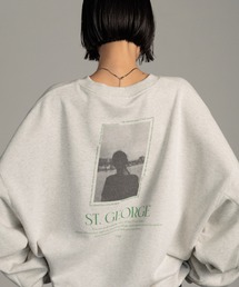 LOWRYS FARM | アソートフォトウラケプルオーバー  607660(スウェット)