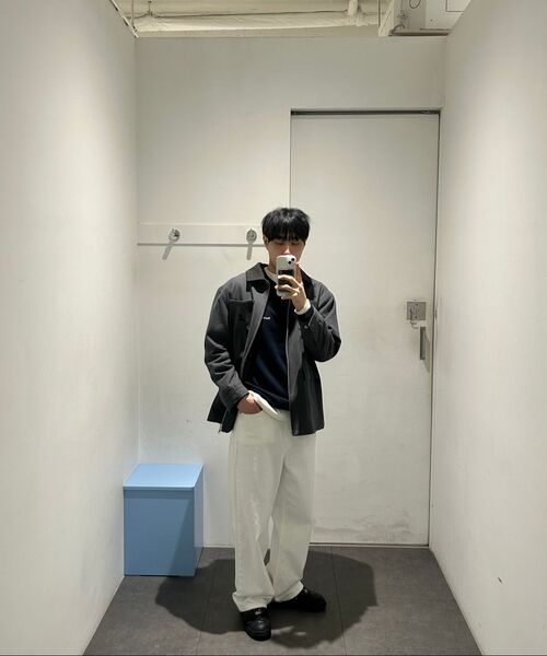 Rest&Recreation(レストアンドレクリエーション)の「COTTON WORK JACKET - CHARCOAL(その他アウター・レディース・その他・SMALL/LARGE)」の3枚目の写真