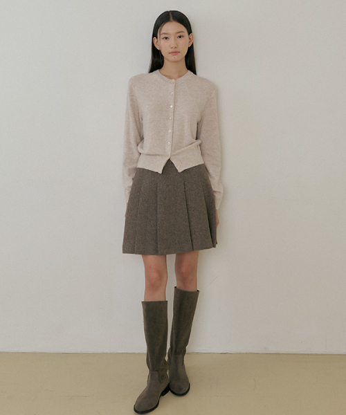 LINGSEOUL(リングソウル)の「wool pleated short skirt-brown(スカート・レディース・その他・SMALL/MEDIUM)」の18枚目の写真