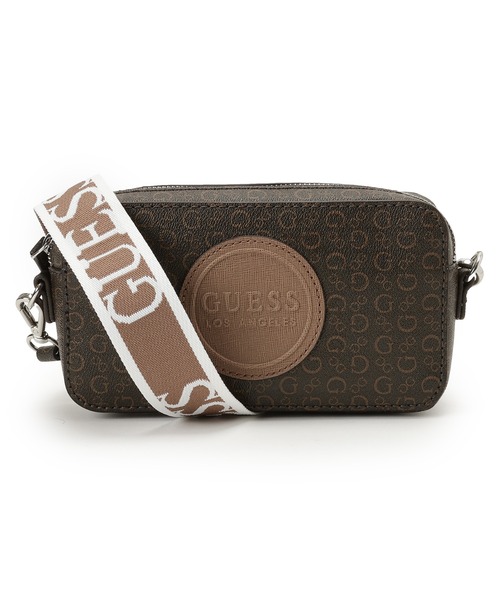 Guess（ゲス）の「FLEURA Bxd Mini Camera Xbody ショルダーバッグ  （ショルダーバッグ・レディース・ナチュラル/ダークグレー・ONE SIZE）」の2枚目の写真