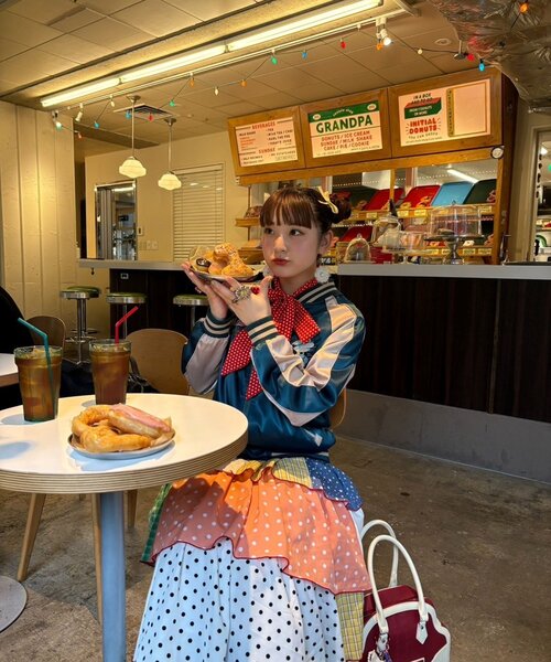 HELLO.SANFRANCISCO パッチワークティアードスカート ◇新色追加決定◇【himaコラボ】【HELLO.SANFRANCISCO/ハロー