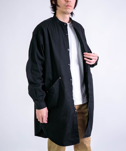 SPELLBOUND（スペルバウンド）の「[ SPELLBOUND / スペルバウンド ] CBポプリン オーバーシャツ（シャツ/ブラウス・メンズ・ブラック/ベージュ・3/2）」の9枚目の写真