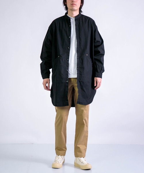 SPELLBOUND（スペルバウンド）の「[ SPELLBOUND / スペルバウンド ] CBポプリン オーバーシャツ（シャツ/ブラウス・メンズ・ブラック/ベージュ・3/2）」の11枚目の写真