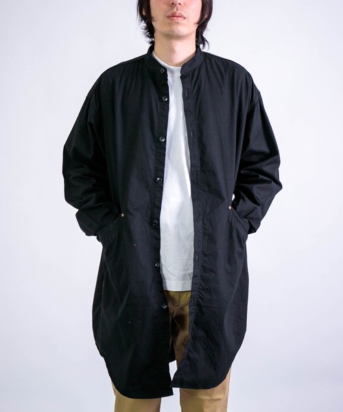 SPELLBOUND（スペルバウンド）の「[ SPELLBOUND / スペルバウンド ] CBポプリン オーバーシャツ（シャツ/ブラウス・メンズ・ブラック/ベージュ・3/2）」の10枚目の写真