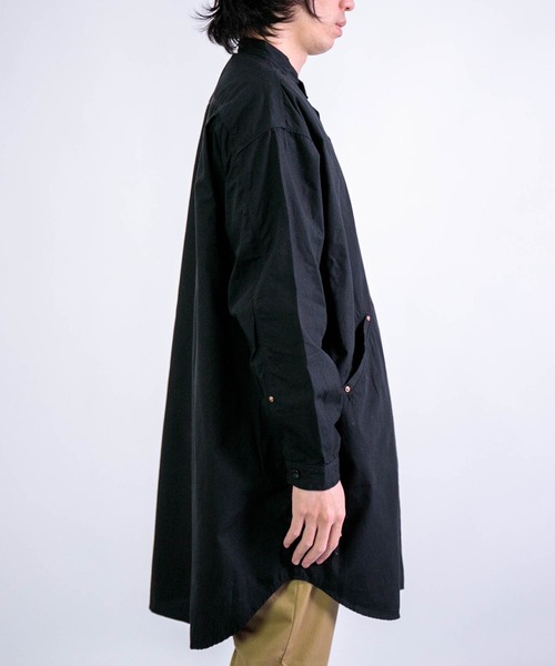 SPELLBOUND（スペルバウンド）の「[ SPELLBOUND / スペルバウンド ] CBポプリン オーバーシャツ（シャツ/ブラウス・メンズ・ブラック/ベージュ・3/2）」の17枚目の写真