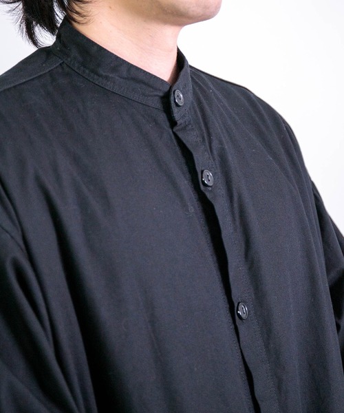 SPELLBOUND（スペルバウンド）の「[ SPELLBOUND / スペルバウンド ] CBポプリン オーバーシャツ（シャツ/ブラウス・メンズ・ブラック/ベージュ・3/2）」の19枚目の写真