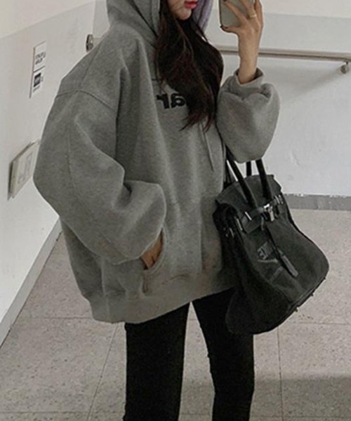 SallyLunn(サリーラン)の「ロゴプリントパーカー(パーカー・レディース・ネイビー/ブラック/ホワイト/グレー・LARGE/MEDIUM)」の20枚目の写真