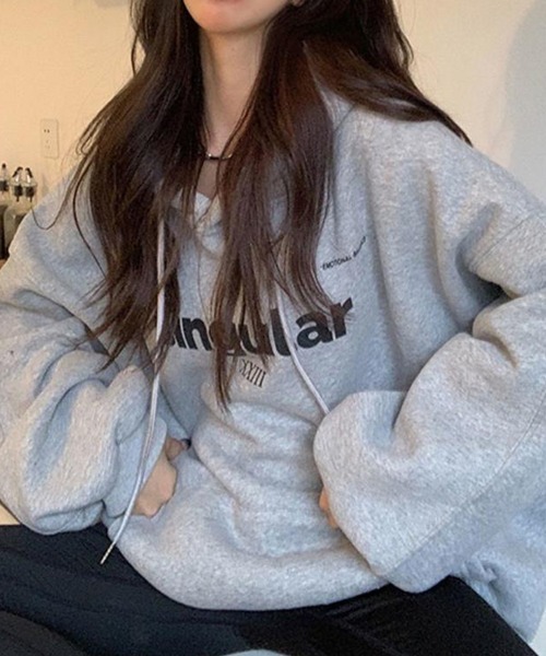 SallyLunn(サリーラン)の「ロゴプリントパーカー(パーカー・レディース・ネイビー/ブラック/ホワイト/グレー・LARGE/MEDIUM)」の21枚目の写真