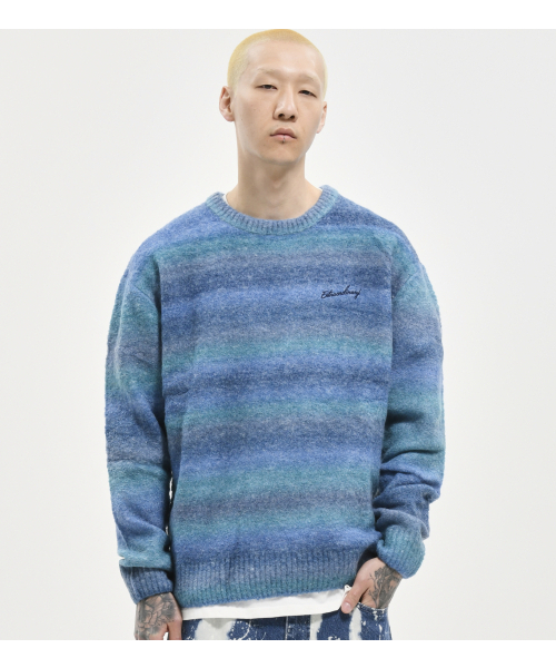 Gradation Sweater — синий градиентный свитер
