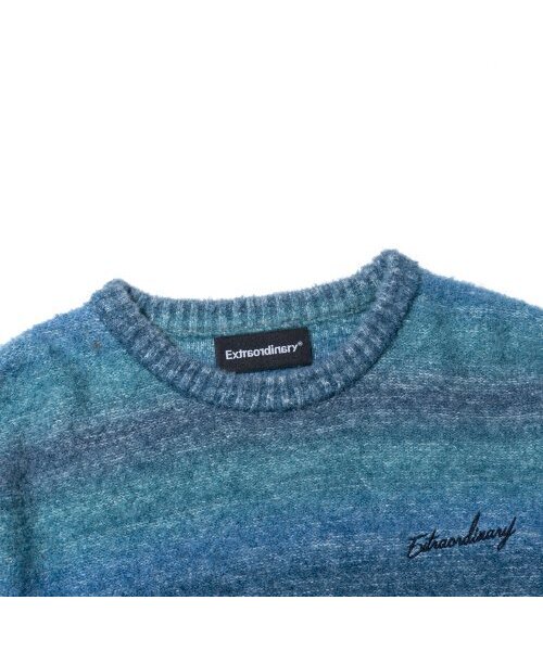 EXTRAORDINARY（エクストラオーディナリー）の「GRADATION SWEATER  BLUE（ニット/セーター・メンズ・その他・LARGE/X-LARGE/MEDIUM）」の10枚目の写真