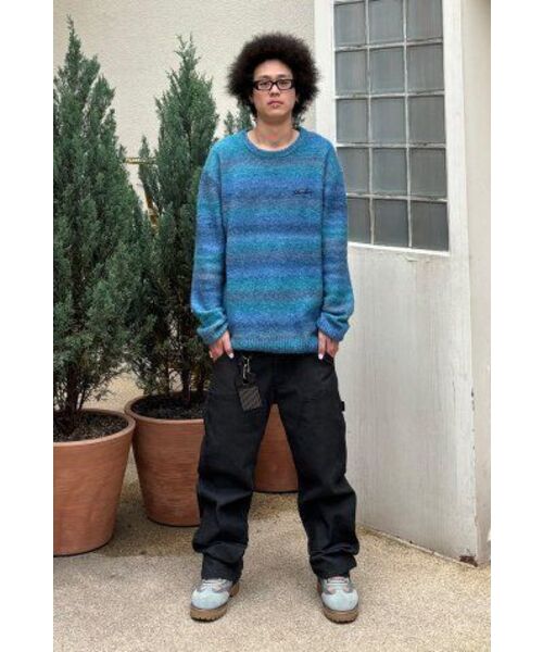 EXTRAORDINARY（エクストラオーディナリー）の「GRADATION SWEATER  BLUE（ニット/セーター・メンズ・その他・LARGE/X-LARGE/MEDIUM）」の2枚目の写真