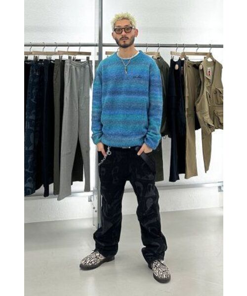EXTRAORDINARY（エクストラオーディナリー）の「GRADATION SWEATER  BLUE（ニット/セーター・メンズ・その他・LARGE/X-LARGE/MEDIUM）」の5枚目の写真