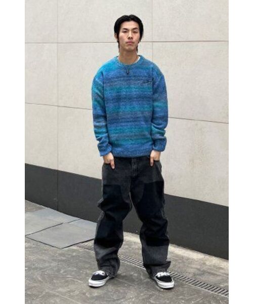 EXTRAORDINARY（エクストラオーディナリー）の「GRADATION SWEATER  BLUE（ニット/セーター・メンズ・その他・LARGE/X-LARGE/MEDIUM）」の6枚目の写真