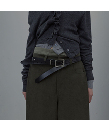 LCDC TM（エルシーディーシーティーエム）の「DOUBLE STRAP LEATHER BELT (BLACK)（ベルト）」