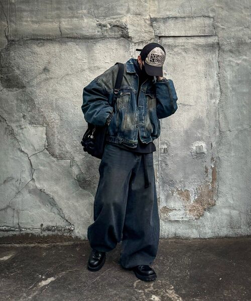 KICHUL（キチョル）の「COVER IT BALLOON DENIM PANTS (BLUE BLACK)（デニムパンツ・レディース・その他・MEDIUM）」の4枚目の写真