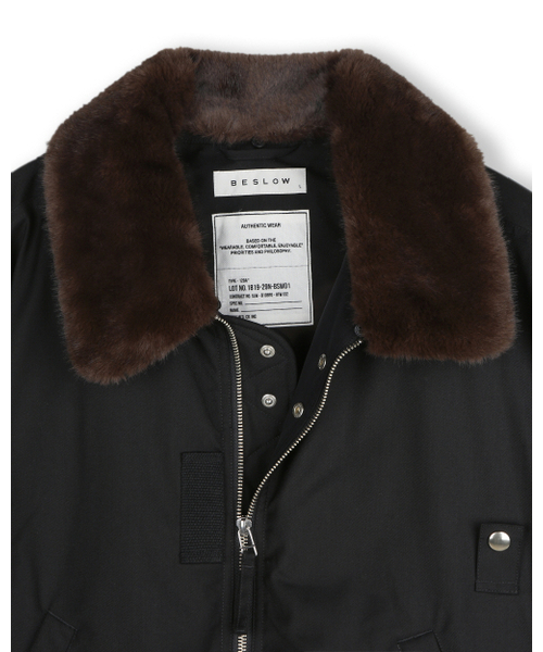 BESLOW(ビースロー)の「3M THINSULATE B-15 FLIGHT JACKET BLACK(ブルゾン・メンズ・その他・X-LARGE/SMALL/MEDIUM/LARGE)」の9枚目の写真