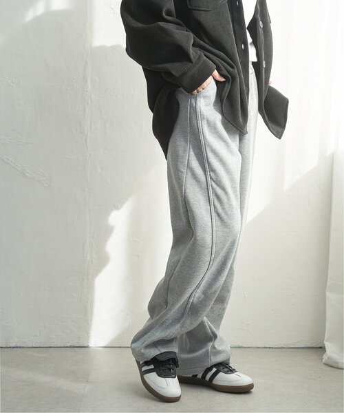 notch.（ノッチ）の「裏フリースボンディングイージーパンツ（スウェットパンツ・レディース・ブラック/グレー/ライトグレー/ブラウン・M）」の5枚目の写真