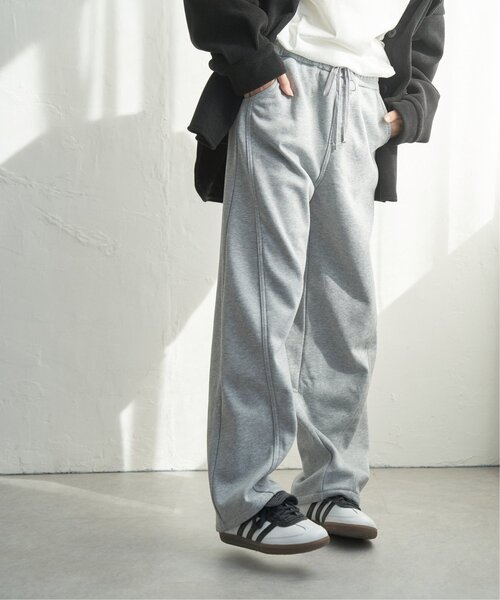 notch.（ノッチ）の「裏フリースボンディングイージーパンツ（スウェットパンツ・レディース・ブラック/グレー/ライトグレー/ブラウン・M）」の8枚目の写真