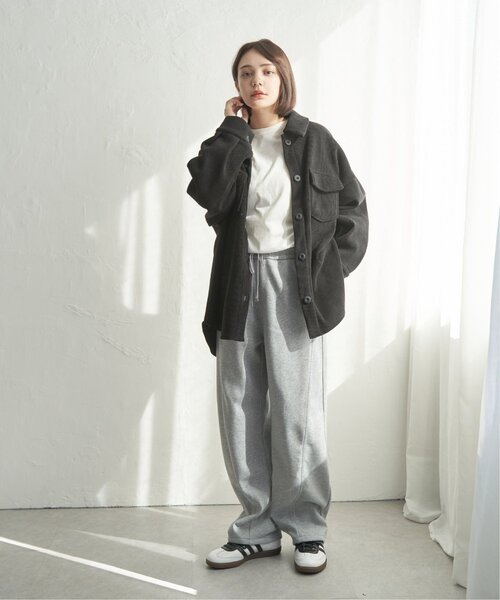 notch.（ノッチ）の「裏フリースボンディングイージーパンツ（スウェットパンツ・レディース・ブラック/グレー/ライトグレー/ブラウン・M）」の10枚目の写真